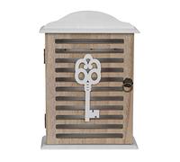 BigBuy Outdoor – Armoire à clefs murale BOIS G en bois