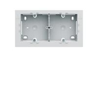 Boite saillie double pure - APPAREILLAGE MURAL GALLERY HAGER WXA682B