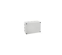 Boîte saillie LIGHT 253x342x132 presse-étoupes 12xM40 IP65 EV322