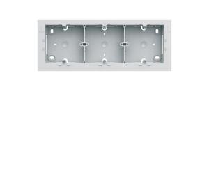 Boite saillie triple pure - APPAREILLAGE MURAL GALLERY HAGER WXA683B