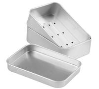 Boite Savon, Boite à Savon Solide, Boite a Savon Voyage Etanche, Boîte à Savon en Aluminium avec égouttoir Amovible, Convient aux boîtes à Savon dans Les Hôtels, Les Dortoirs et Les Salles de Bains