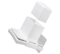 Boite Savonnette Metal Murale Blanche, Porte-savonnette de Salle de Bain | Acier Inoxydable et Plastique, Sèche le Savonnette, Réduit en Poudre, pour Barres Standard et Grandes