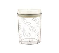 Boite snack plastique - 1,5 L - o12x17,5 cm - Transparent et blanc - Pour chien, chat et lapin
