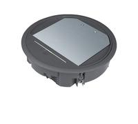 Boîte sol ronde 12 mod noire - GOULOTTE HAGER VR06059005