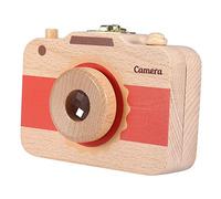 Boîte Souvenir des Dents de Lait, Boîte de Rangement en Bois pour Modèle de Caméra de Simulation, Mallette de Rangement Unique en Forme de Dessin animé Mignon (Y Camera Boîte à dents caduques -