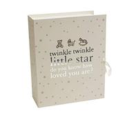 Boîte souvenir pour bébé avec plusieurs compartiments Motif étoiles