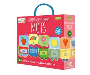 Boite Steam Livre Puzzle Apprend tes premières Mots Sassi®