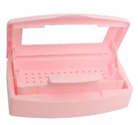 Boîte stérilisante pour les ailes, plateau de stérilisation en plastique pour tweezer, extensions d'yeux, salon de coiffure, spa, pose d'ongles