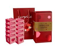 Boîte surprise - Boîte cadeau explosion pour argent - Pliable - Pour anniversaire, mariage, demande en mariage (A-10 boîtes)