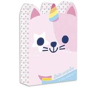 Boîte surprise : Caticorn - Coffret avec 2 cartes à gratter, 2 cartes à couvrir de strass, des stickers, 4 feuilles d'origamis, 1 livre de coloriage et 1 bracelet - À partir de 6 ans