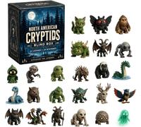 Boîte surprise de cryptides nord-américains : 24 légendes, 24 mystères, | Coffret surprise Cryptides d'Amérique du Nord, Calendrier de l'Avent : 24 légendes, 24 mystères, Mini-figurines de monstres f