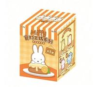 Boîte surprise de porte-clés en peluche de l'atelier culinaire de Miffy - 8 styles à collectionner avec mini-figurine, cadeau de poupée en peluche mignonne pour les filles (licence officielle) Taille