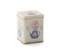 Boîte Teemando® « Just Love », 100 g, carrée, couvercle à charnière 9,5 x 7,5 x 7,5 cm