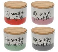 Boîte The Sweetes Side Of Life Bois Porcelaine Pliable