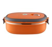 Boîte thermique de boîte à lunch d'isolation thermique de rectangle léger d'acier inoxydable,facile à transporter