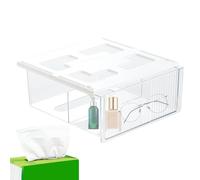 Boîte Tiroir Sous Table Organisation Maison Grande | Tiroir De Rangement Coulissant Sous Table Pour Organisation Papier Essuie-Tout Et , Salon, Chambre, Bureau,