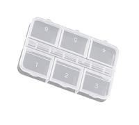 Boîte Transparente À 6 Slot À Usage Multise
