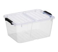 Boite transparente avec couvercle pliant 15 litres