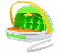 Boîte Transparente D'élevage ABS Soie pour Garçon et Filles | Observation Éducative, Structure Détachable à Couches, Balcon ou uide D’alimentation et Fiche de Suivi