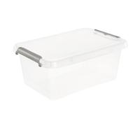 Boîte transparente empilable avec couvercle 4,5 litres