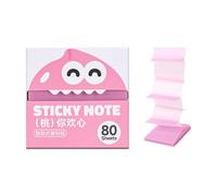 Boîte transparente pour notes mémo, lumière, B | 80 feuilles adhésives pour lire des commentaires, tri de bureau, aide à l'étiquetage