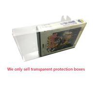 Boîte transparente transparente pour console de jeu SNK, pour NEO-GEO aes, boîte de couleur de carte de jeu, stockage de collecte de protection en plastique PET 10pcs Big size
