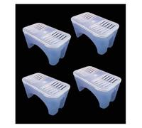 Boîte universelle d'humidificateur de réchauffeur d'huile, sans électricité, humidificateur par évaporation sans vapeur, fenêtre transparente de niveau d'eau 4 pièces(11.5x5.8x8.5cm/4.5x2.3x3.3in)