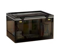 Boîte verouillable - Conteneur transparent empilable, grand organiseur transparent, armoire à pharmacie sécurisée, bîte à médicaments verruillable | Boîte verrouillable pour réfrigérateur, protecti