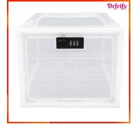 Boîte verrouillable pour réfrigérateur - AKOZON - Modèle universel - Plastique qualité alimentaire - Code 3 chiffres - Multifonction