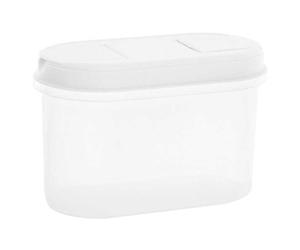 Boite verseuse pour farine sucre lait en poudre 1,1 litre - Blanc