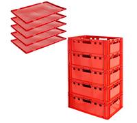 Boite viande E2 avec couvercle boite boucher rouge E2 boite viande E2 boite E2 boite viande Eurobox E2 food safe 60 x 40 boite boucher E2 selection Kingpower, numéro:5