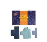 Boîte Vide de Noël Boîtes Vides Réutilisables à Pliables 24 Jours | Décor pour Calendrier de Noël Pour snacks cookies bureaux armoires rebords fenêtres