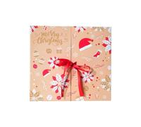 Boîte Vide de Noël Boîtes Vides Réutilisables à Pliables 24 Jours | Décor pour Calendrier de Noël Pour snacks cookies bureaux armoires rebords fenêtres