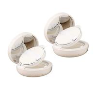Boîte vide portable pour crème/cosmétique/maquillage avec poudres et éponges