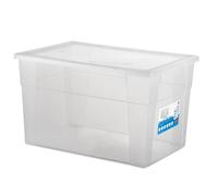 Boîte Transparent Visual Box Récipient Polyvalent Gain de Place Couverture