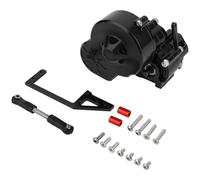Boîte Vitesses RC Pour Axial Pour SCX10 AX10 Pour Wraith 1/10 Boîte Vitesses De Coupure De Transmission Métal Avec Jeu D'engrenages Pour Chenilles RC Camions Pièces De Mise À Niveau(Black)