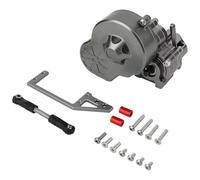 Boîte Vitesses RC Pour Axial Pour SCX10 AX10 Pour Wraith 1/10 Boîte Vitesses De Coupure De Transmission Métal Avec Jeu D'engrenages Pour Chenilles RC Camions Pièces De Mise À Niveau(Titanium)