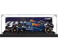 Boîte Vitrine Acrylique Compatible avec 42206 Oracle Red Bull Racing RB20 F1, Acrylic Display Case Box, Vitrine Transparent Taca Boîte d'affichage Anti-Poussière