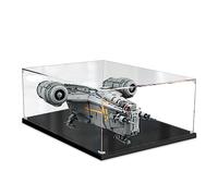 Boîte Vitrine Acrylique Transparent pour Lego 75331 The Razor Crest, Amélioré Présentoir Boîte d'affichage Rangement Anti-Poussière avec Base pour Jouet Mini Figurines (75 * 55 * 30cm) 2mm