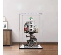 Boîte Vitrine Acrylique Transparent pour Lego 76417 Gringotts Wizarding Bank, Amélioré Présentoir Boîte d'affichage Rangement Anti-Poussière avec Base pour Jouet Mini Figurines (45*40*85cm) B,3mm