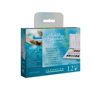 Boîte Voyage Aquarelle 12 1/2 Godets