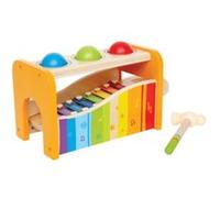 Boite Xylophone à marteler et à tapoter Hape Jaune G