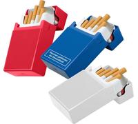 Boîte "Zig-Box" - Boîte à cigarettes en plastique sans BPA avec couvercle rabattable, protège vos cigarettes - Boîte de rangement Germany - Noir