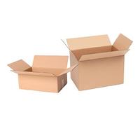 Boîtes 30 x 20 x 15 cm - 20 pièces - Boîte en carton modèle 1 vague unique - Emballage pour expédition et déménagement