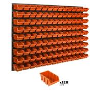 Boîtes à bec - BOTLE - Lot de 126 - Orange - Empilables - 115 x 78 cm