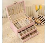 Boîtes à bijoux for femmes, organisateurs et rangement de bijoux en cuir