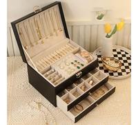 Boîtes à bijoux for femmes, organisateurs et rangement de bijoux en cuir