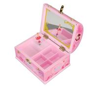 Boîtes à bijoux musicales pour filles, boîte à bijoux musicale pour filles, organisateur de rangement de collier - Boîte à musique Ballerine Boîte à bijoux pour collier et bracelet pour filles de 3 à