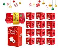 Boîtes À Billets De Noël En Espèces Kit 12 Pièces Pliables DIY Fête