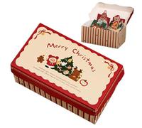 Boîtes à biscuits de Noël | Petit conteneur de Noël, boîtes cadeaux - Pour la fête des cookies de la boulangerie, la collation